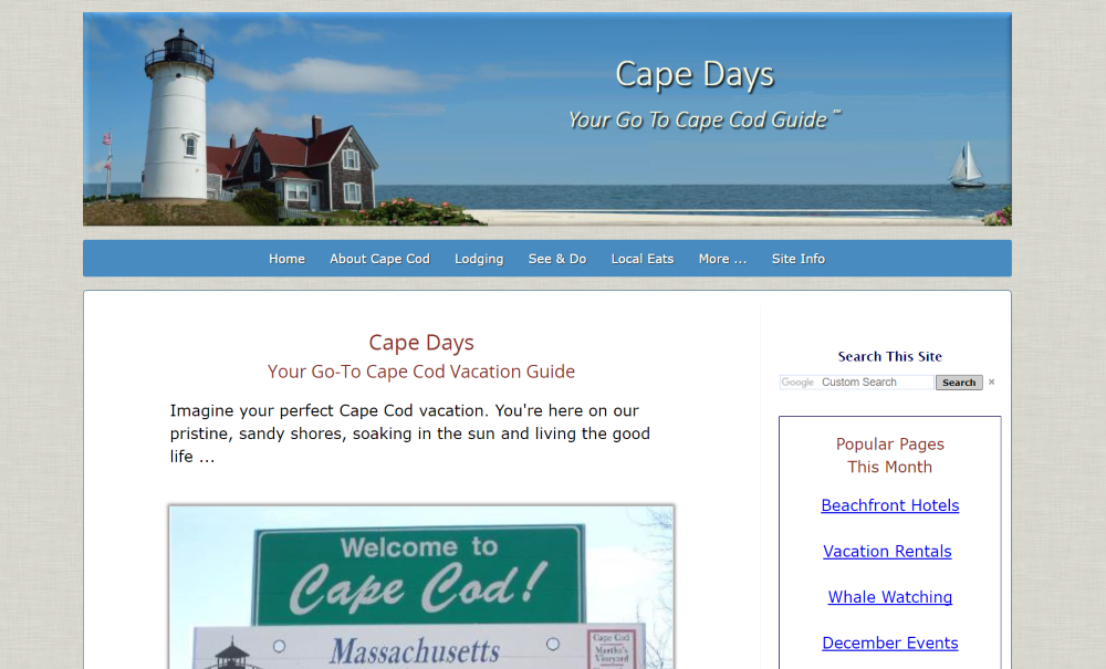 Cape Cod Days WU111